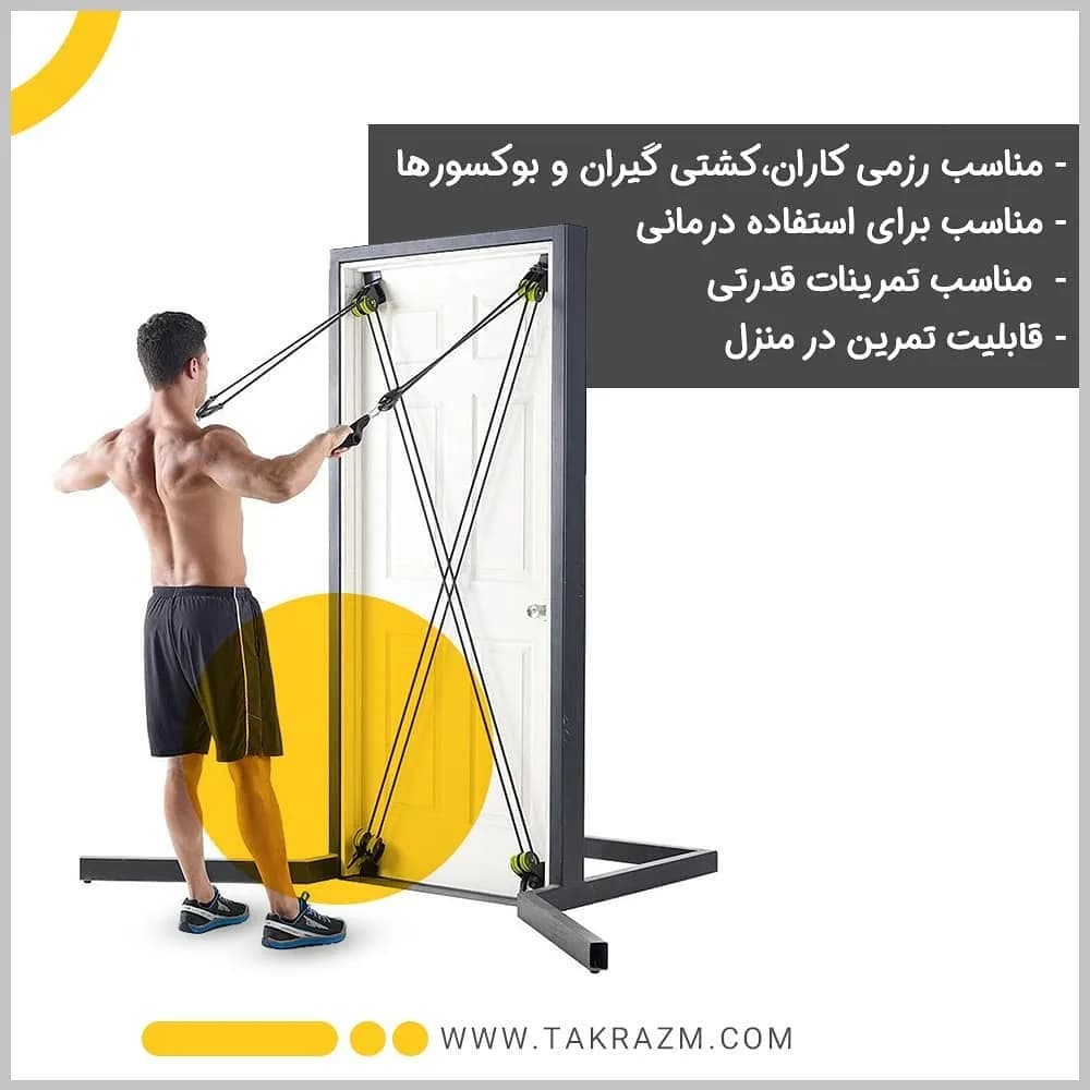 کش ورزشی متصلشونده به درب