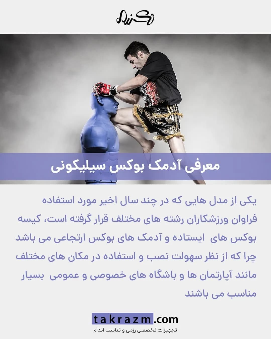 آدمک بوکس ایستاده سیلیکونی