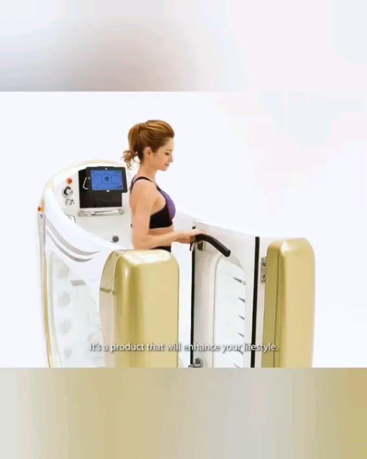 تردمیل آبی SX-2000 فریال، رنگ سفید و طلایی، جنس پلاستیک و فلز، مدل Frial SX-2000