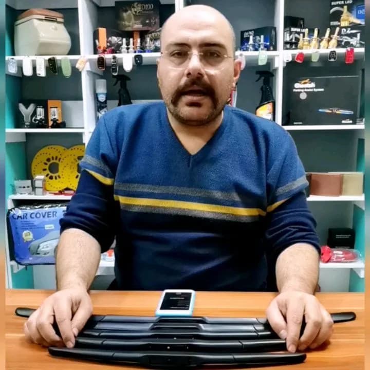 تیغه برفپاککن هیبریدی، رنگ مشکی، تیغه لاستیکی