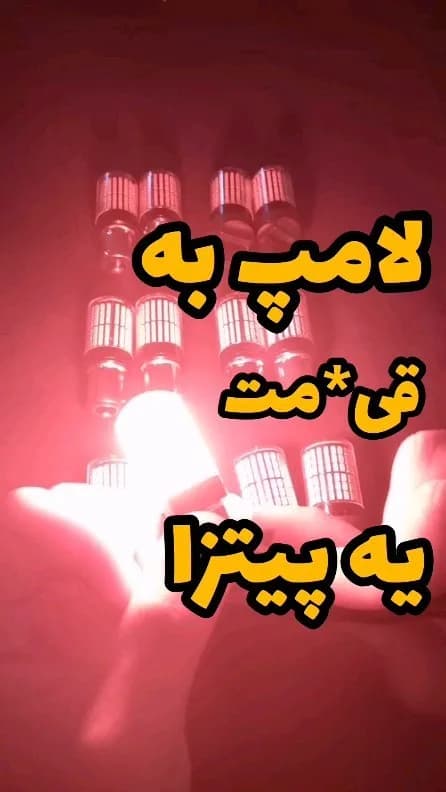 لامپ فندقی ۱۴۴ LED، رنگ سفید و نقرهای، جنس فلز و شیشه