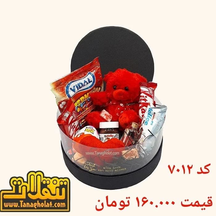 پک هدیه جعبه دایره طلقی