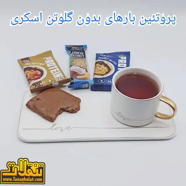 پروتئین بار بدون گلوتن اسکری