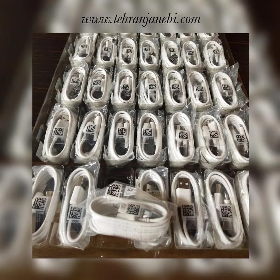 کابل شارژ اورجینال S7، رنگ سفید، جنس پلاستیک
