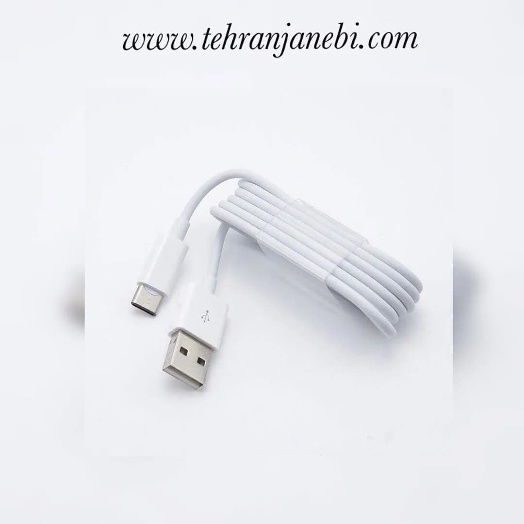 کابل تایپ سی A520، رنگ سفید، جنس پلاستیک، USB به لایتنینگ
