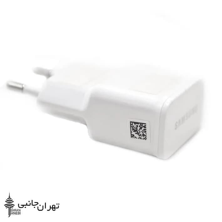 کلگی شارژ اورجینال سامسونگ S4، رنگ سفید، جنس پلاستیک، دوشاخه برق