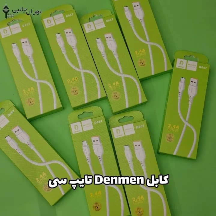 کابل فست شارژ تایپ‌سی D06T DenMen
