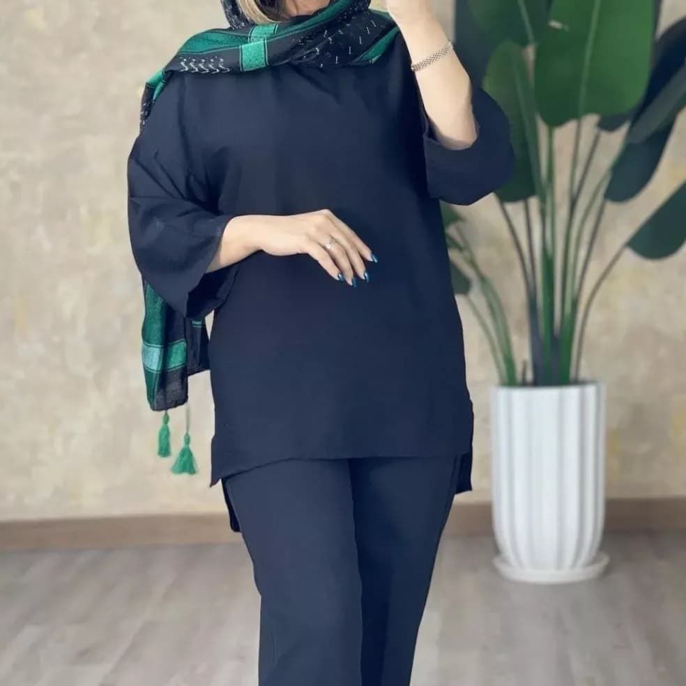 شومیز پیراهنی مشکی