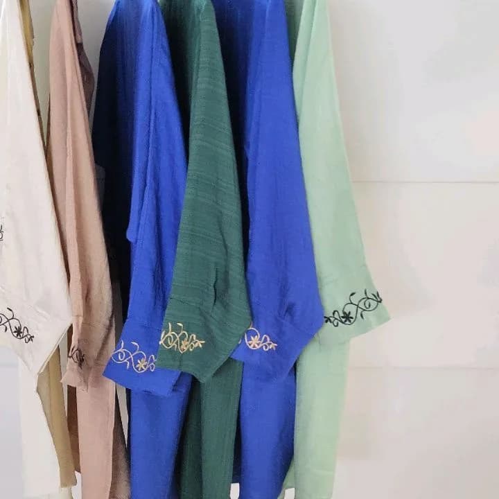 مانتو بابوس مچ گلدوزی