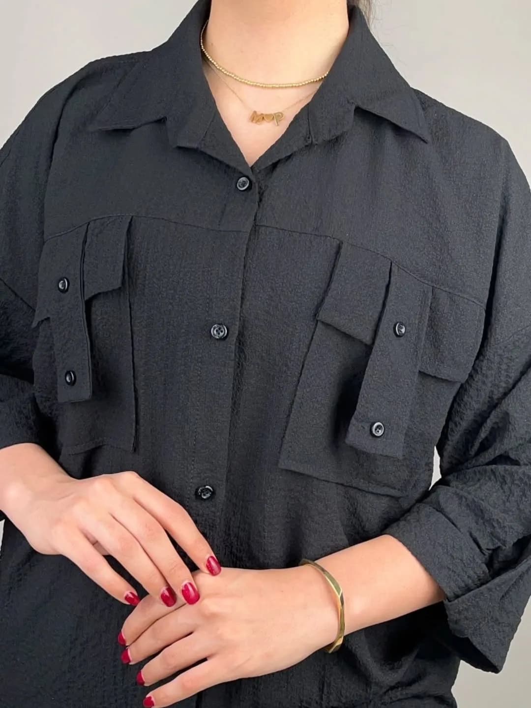 شومیز جیب صلیبی (پک ۵ عددی)