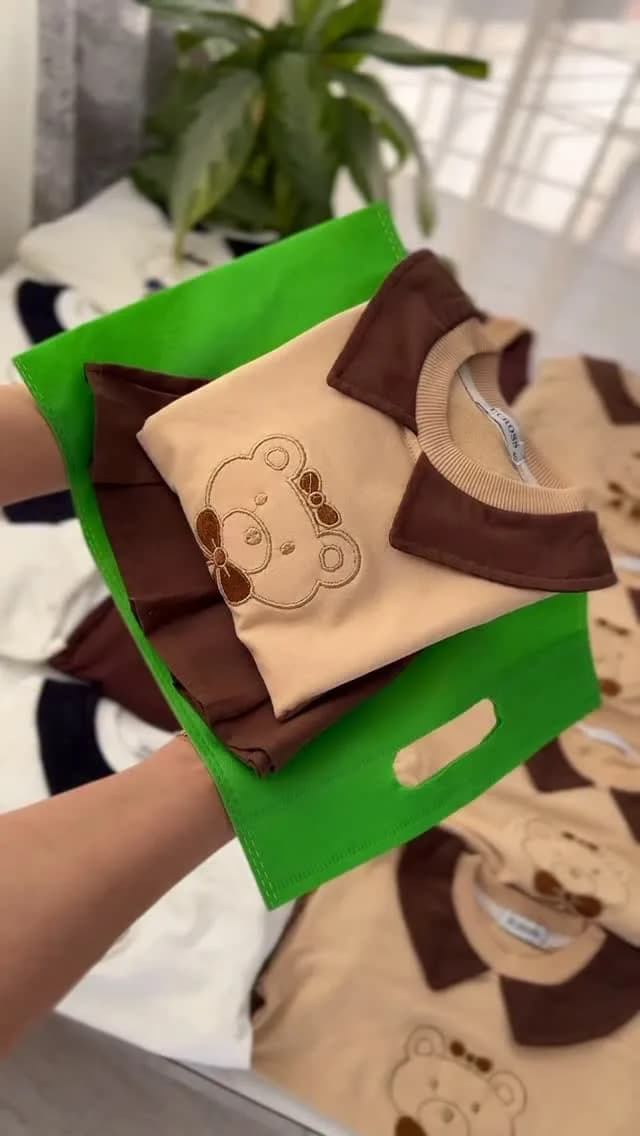 ست بلوز دورس و دامن دخترانه