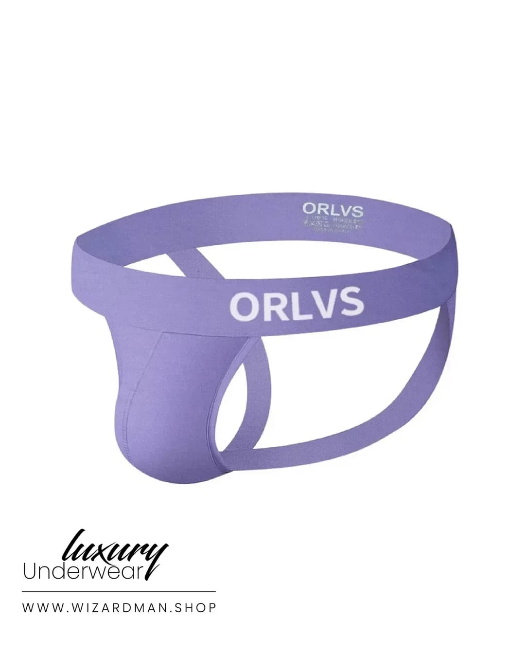 شورت جاکاسترپ مردانه دوبند ORLVS، رنگ بنفش، جذب، کمر کش