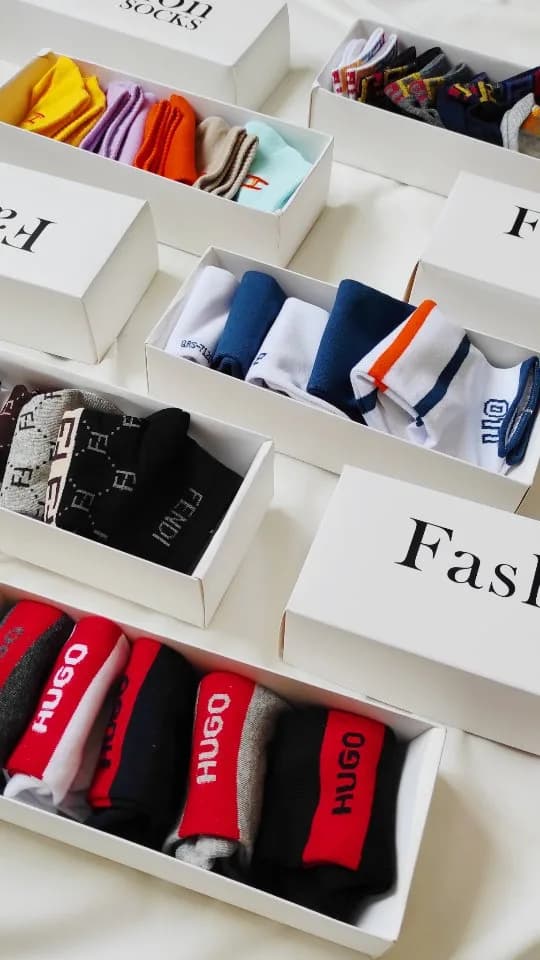 پک ۵ تایی جوراب مچی مردانه گلدوزی