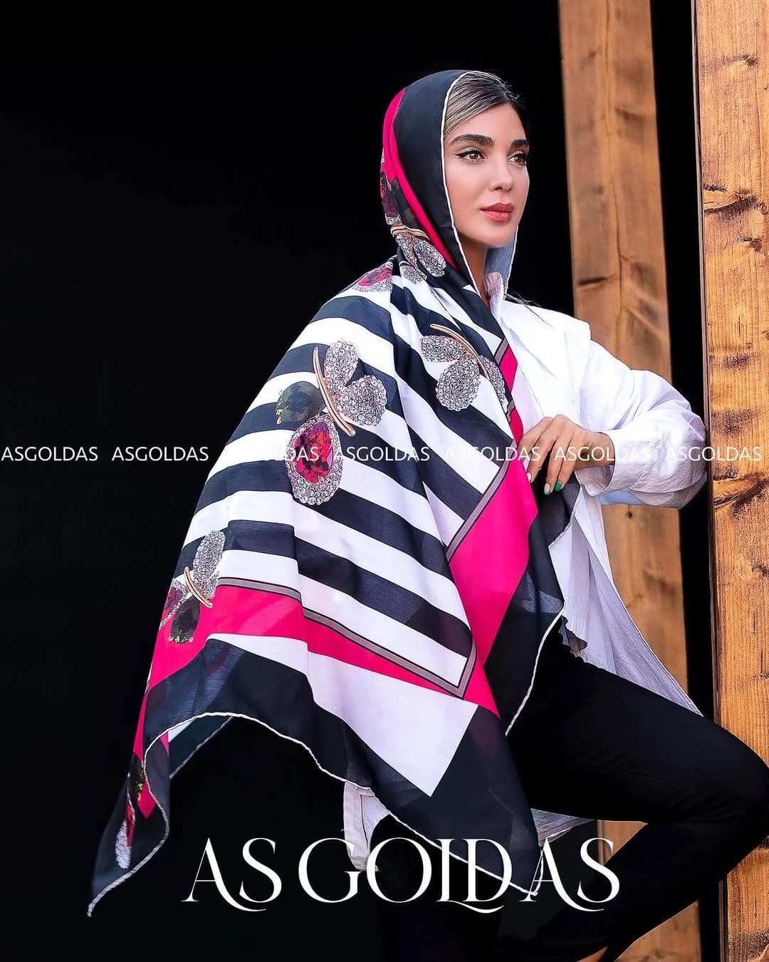 شال نخی سایز ۱۲۰ آسگلداس