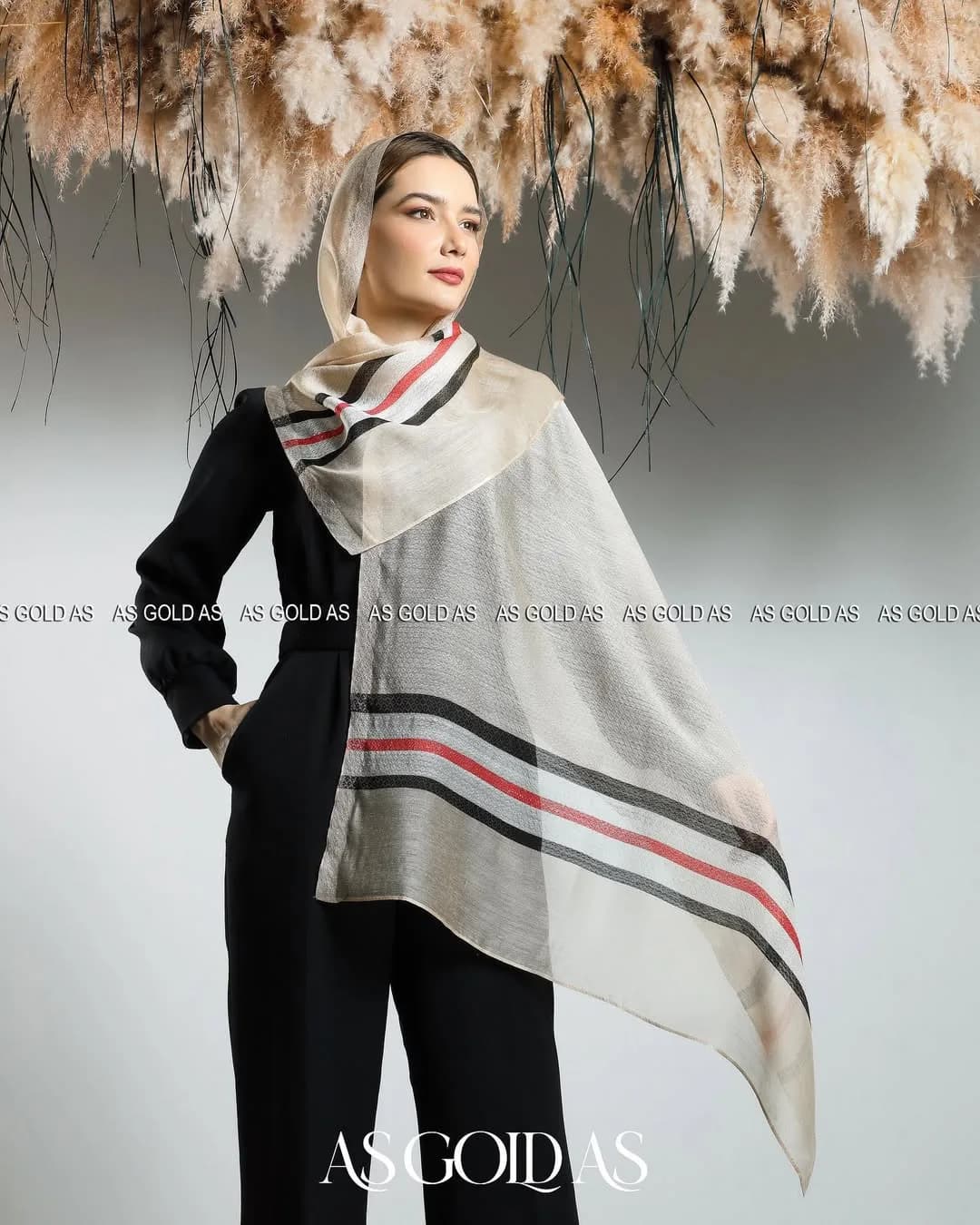 شال حریر ساتن کد ۱۰۰۶۰ آسگلداس