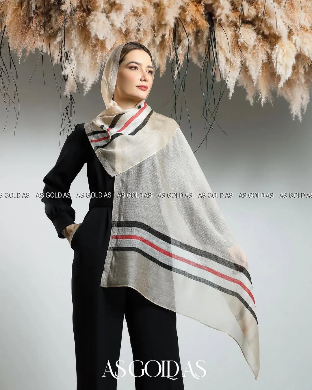 شال حریر کد ۱۰۰۶۰ آسگلداس