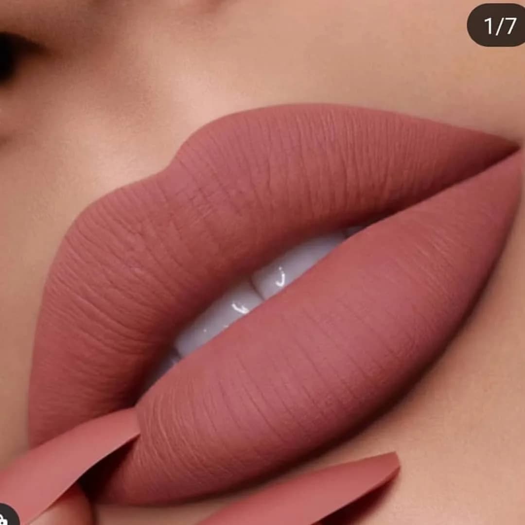 رژ لب، رنگ صورتی قهوهای، مات