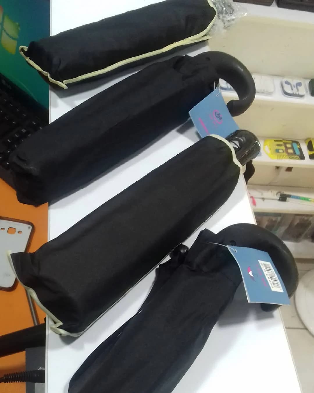 چتر تاشو اتومات مردانه پارچه نانو