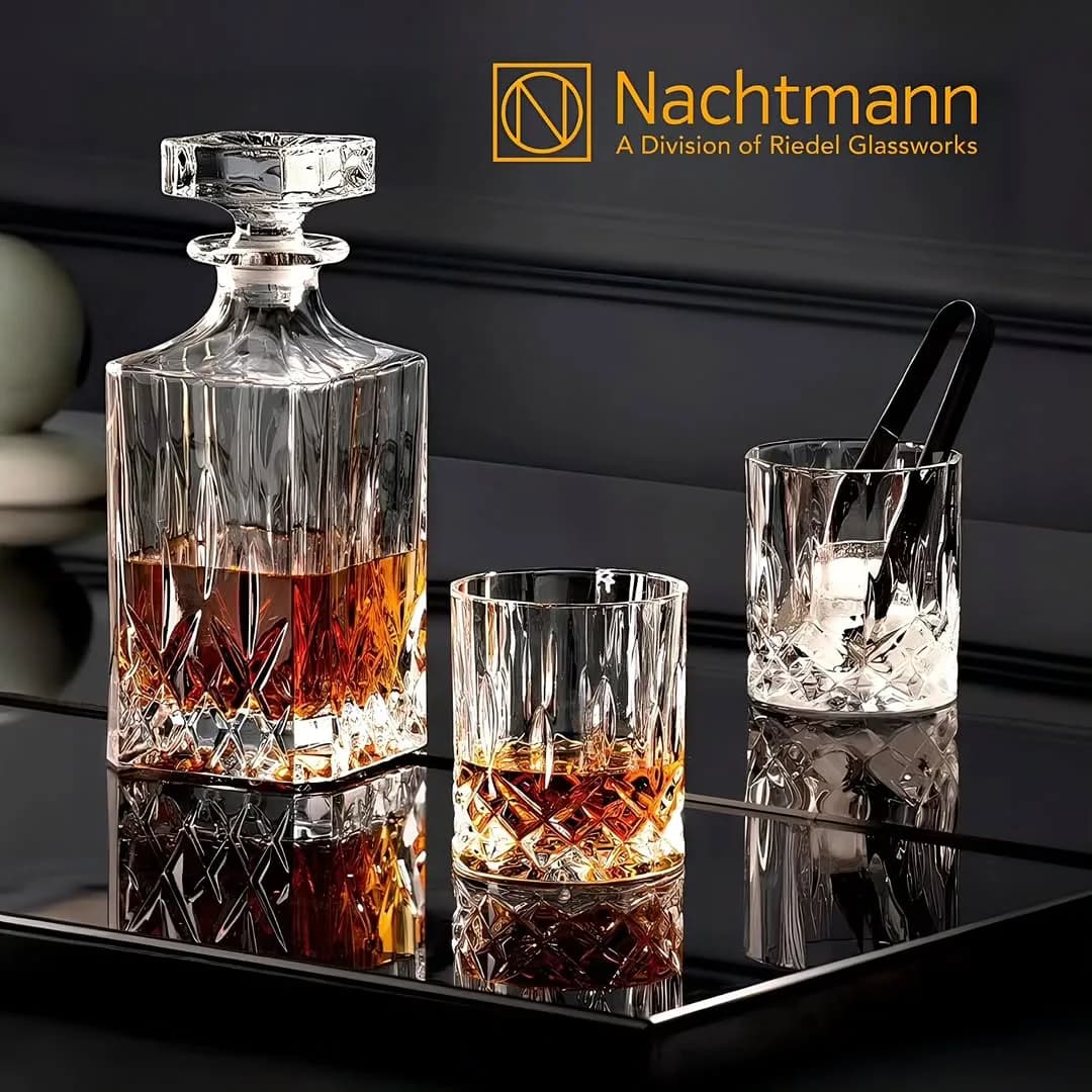 سرویس کامل لیوان و گیلاس کریستال Nachtmann