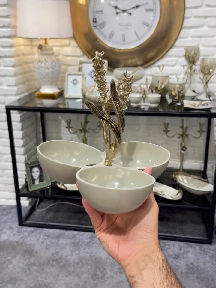 سرویس پذیرایی آلومینیوم طرح خوشه گندم