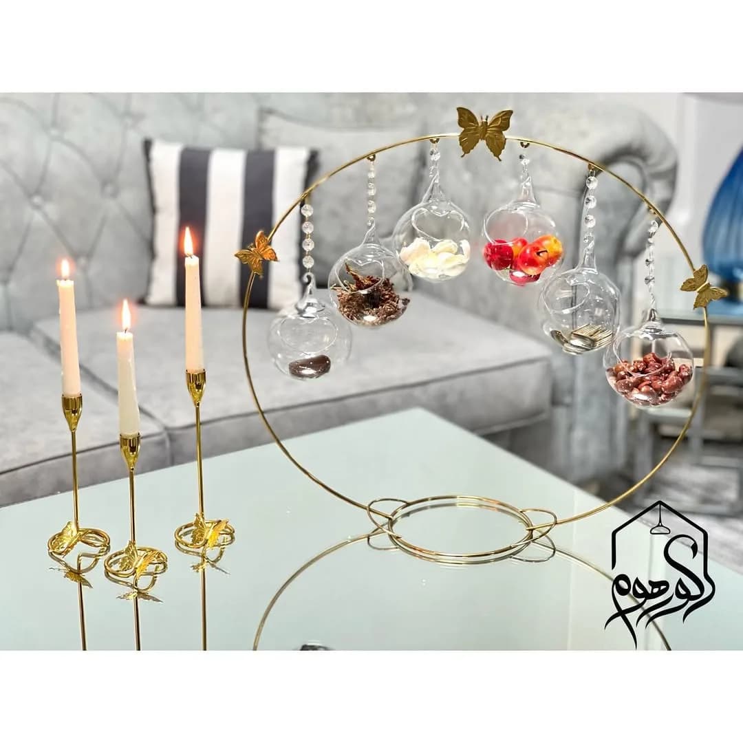 ظرف میوه حلقهای طلایی
