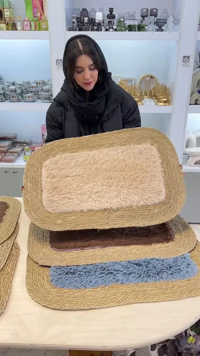 پادری حصیری دو سایز