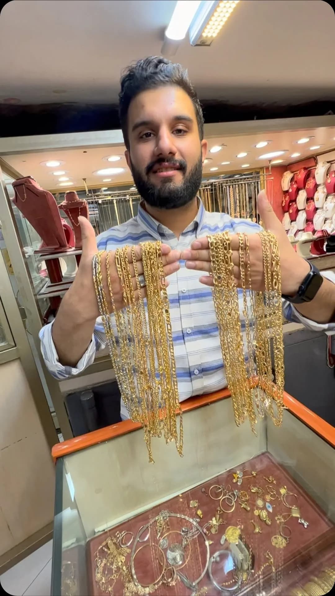گردنبند طلا، رنگ زرد، زنانه