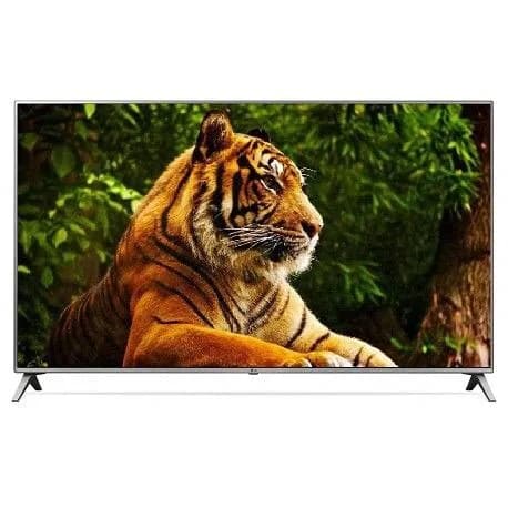 تلویزیون ال جی UM7100 4K، رنگ مشکی، جنس پلاستیک و فلز، تلویزیون صفحه تخت