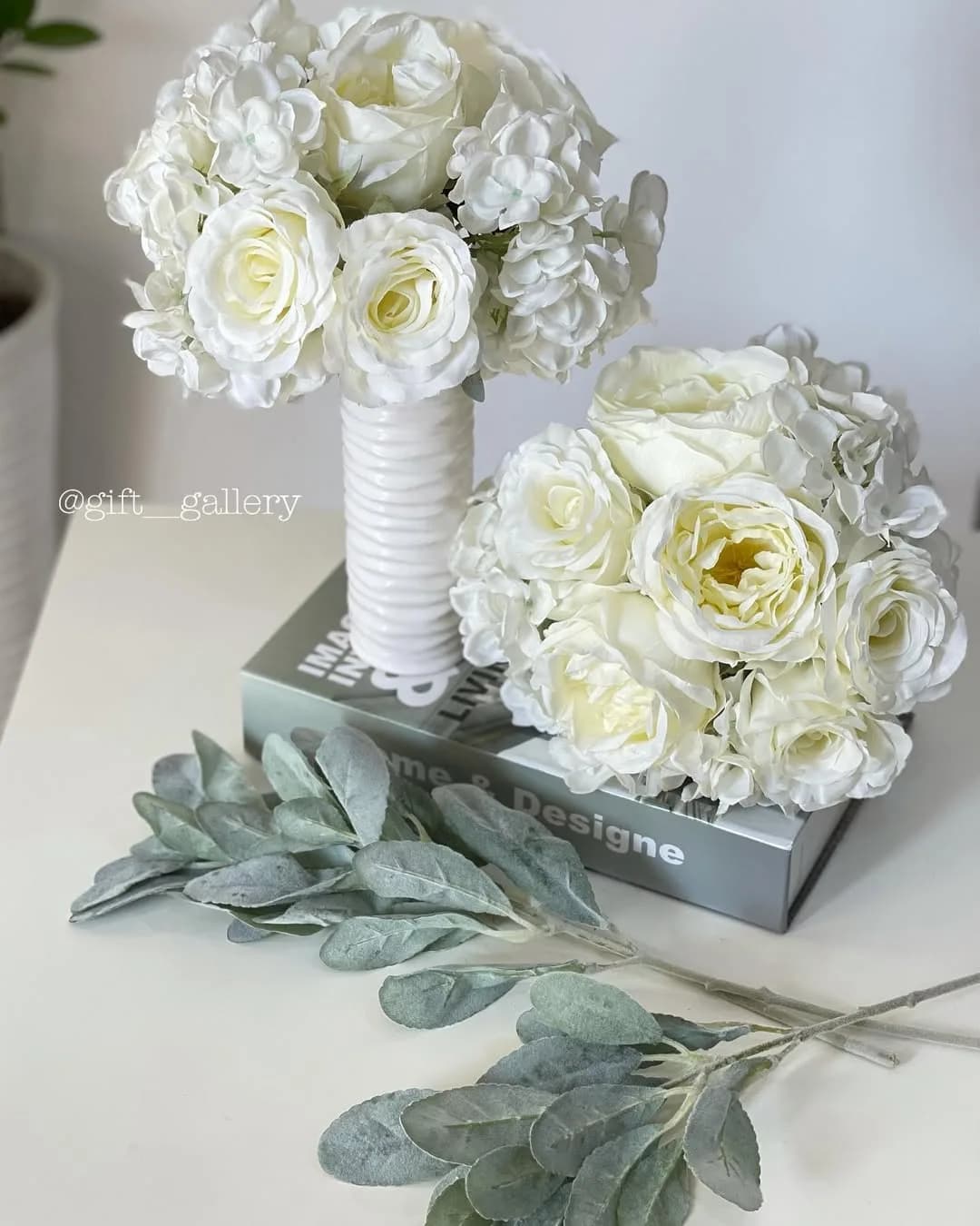 دسته گل ترکیبی رز و پئونی