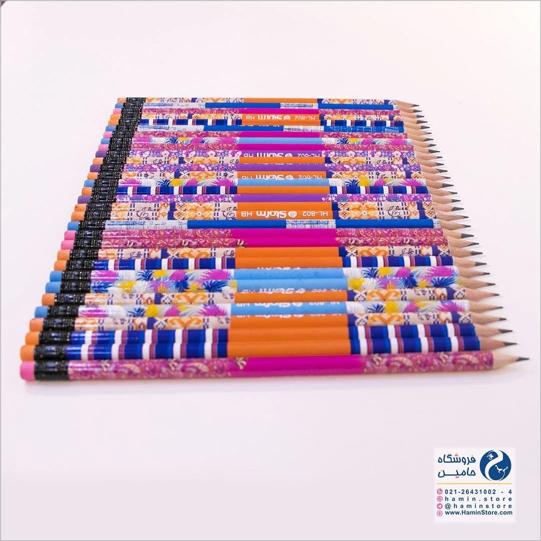 مداد مشکی پاککندار — نمای چندکالا — پاککندار