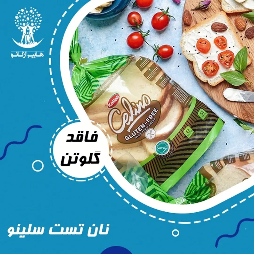 نان تست بدون گلوتن سلینو
