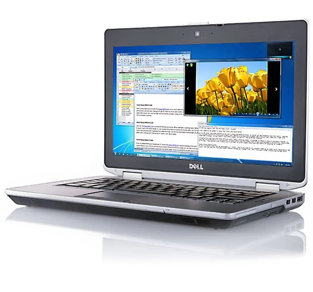 لپتاپ دل Latitude E6420، رنگ نقرهای و مشکی