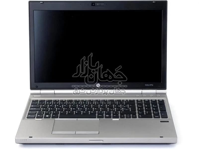 لپتاپ استوک اچ پی EliteBook 8570P HP، رنگ نقرهای و مشکی، جنس پلاستیک و فلز، معمولی