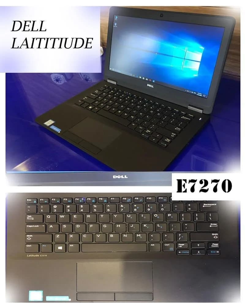 لپتاپ Dell Latitude E7270، رنگ مشکی، جنس پلاستیک، لپتاپ دل