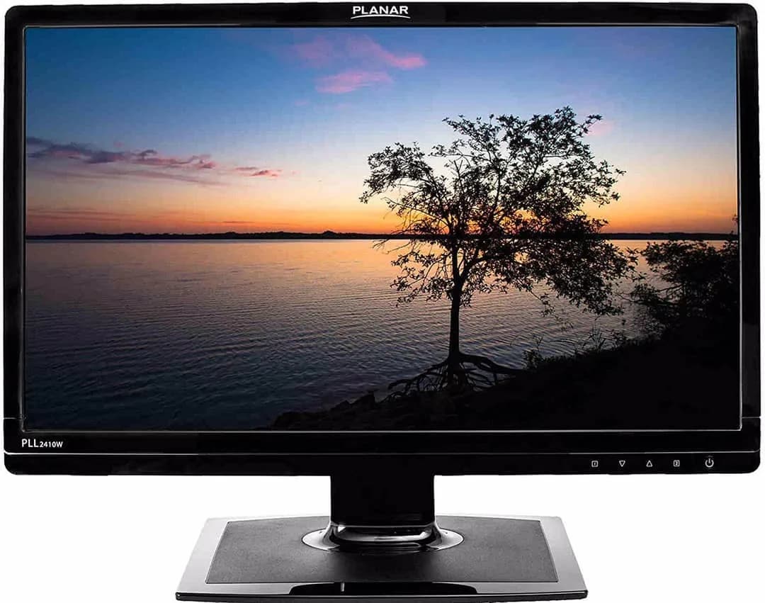 مانیتور پلانار PLL2410W فول اچدی Planar، رنگ مشکی، جنس پلاستیک، رومیزی صفحه تخت