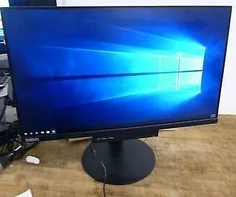 مانیتور ۲۴ اینچ لنوو tio24d Lenovo، رنگ مشکی، جنس پلاستیک، مانیتور رومیزی