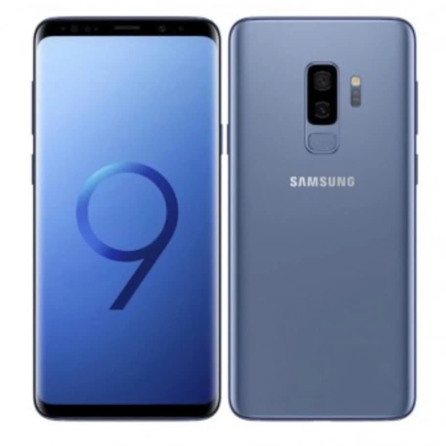 گوشی سامسونگ S9 Plus ۶۴ گیگ، رنگ آبی، جنس شیشه و فلز، صفحه لمسی، لبه گرد