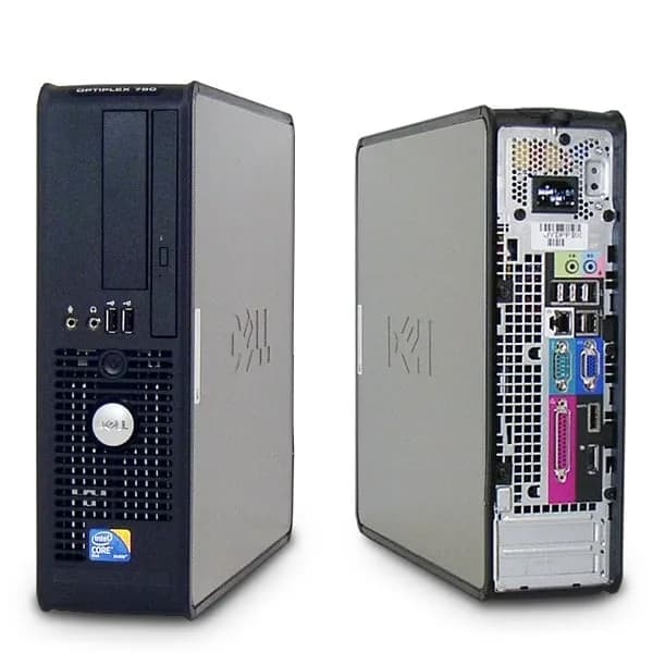 مینی کیس دل OptiPlex 780، رنگ مشکی و نقرهای، جنس فلز و پلاستیک، کیس ایستاده