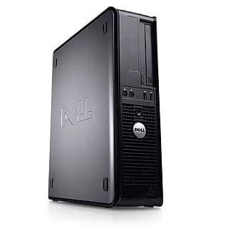 کیس استوک دل اپتیپلکس 780، رنگ مشکی و خاکستری، جنس فلز و پلاستیک، کیس کامپیوتر رومیزی عمودی