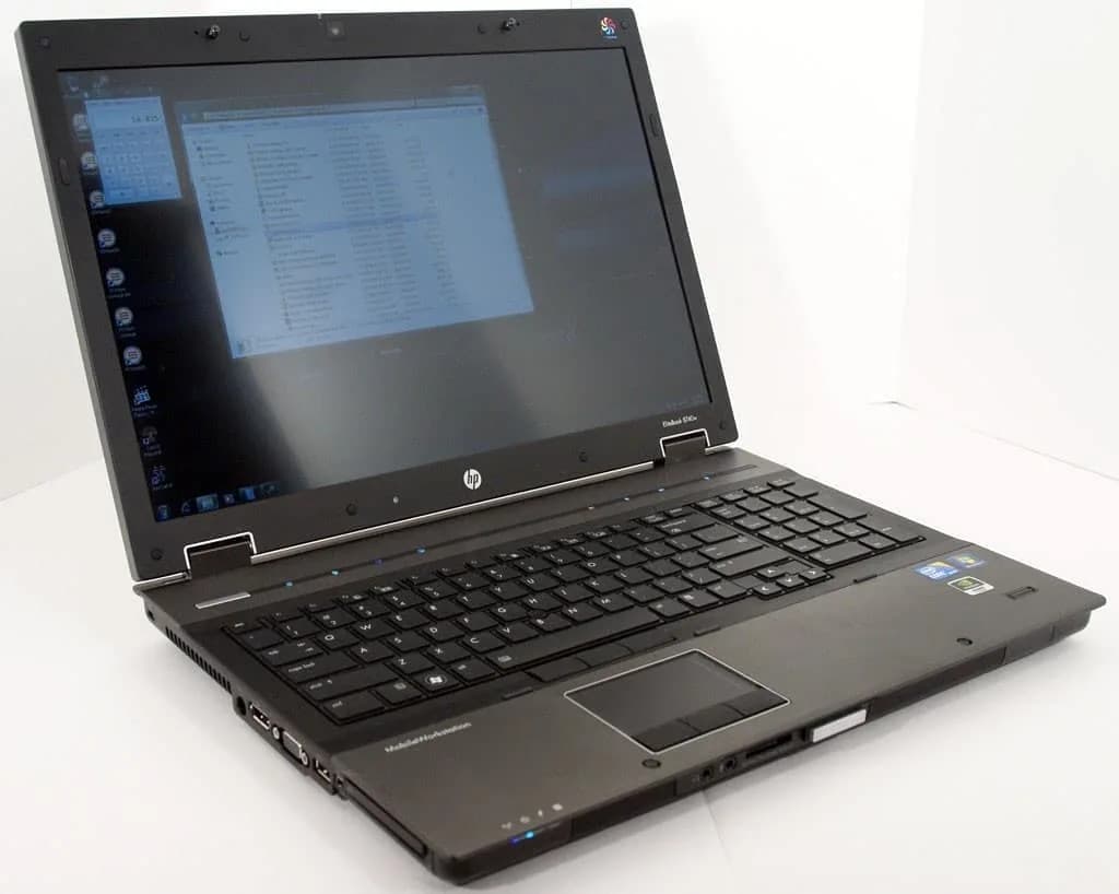 لپتاپ HP EliteBook 8740W، رنگ مشکی