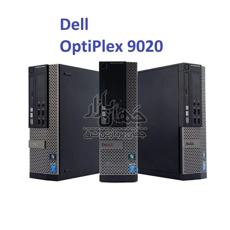 کیس Dell OptiPlex 9020 i7 دل، رنگ مشکی، جنس فلز و پلاستیک، طرح هندسی، کیس کامپیوتر رومیزی