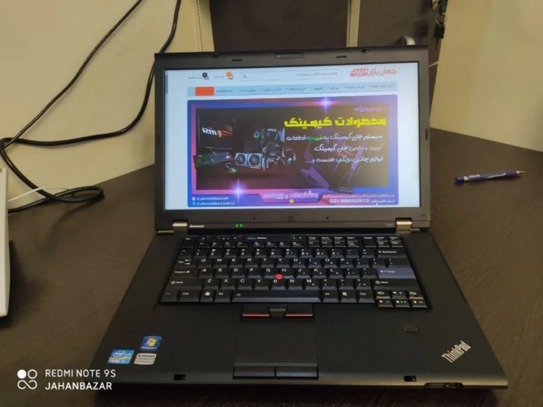 لپ تاپ لنوو تینکپد T520، رنگ مشکی، جنس پلاستیک و فلز، ThinkPad
