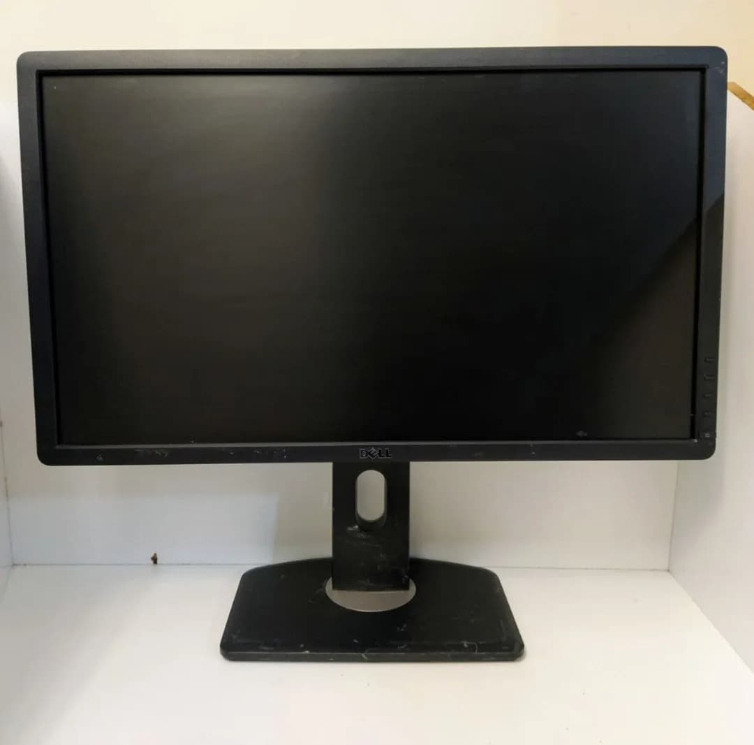 مانیتور ۲۴ اینچ Dell P2412hb دل، رنگ مشکی، جنس پلاستیک و شیشه، مانیتور تخت
