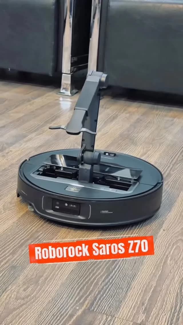 جارو رباتیک Saros Z70 روبوراک، رنگ مشکی، جنس پلاستیک، رباتیک دستدار