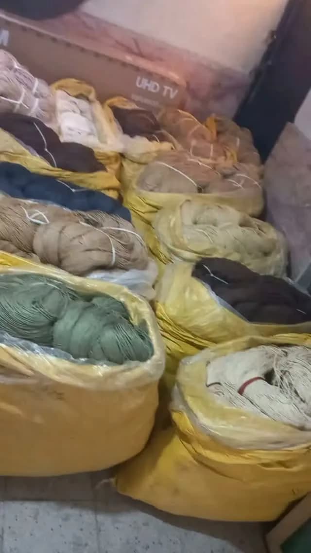 نخ رافیا رنگی