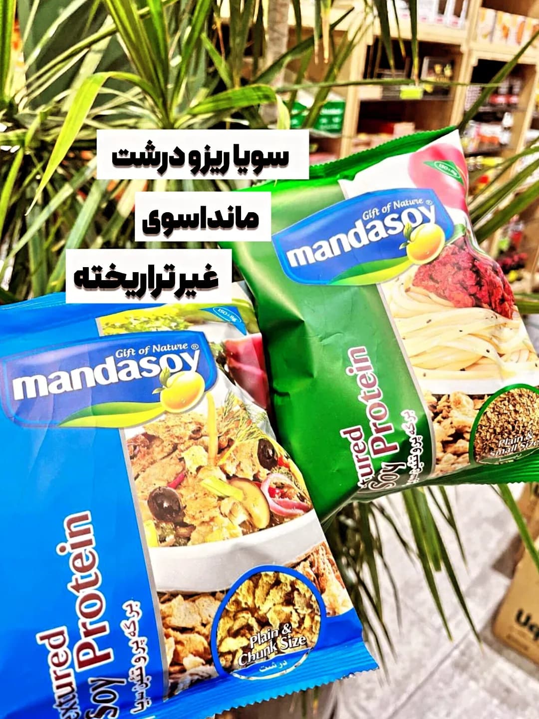 سویا ریز و درشت غیرتراریخته مانداسوی