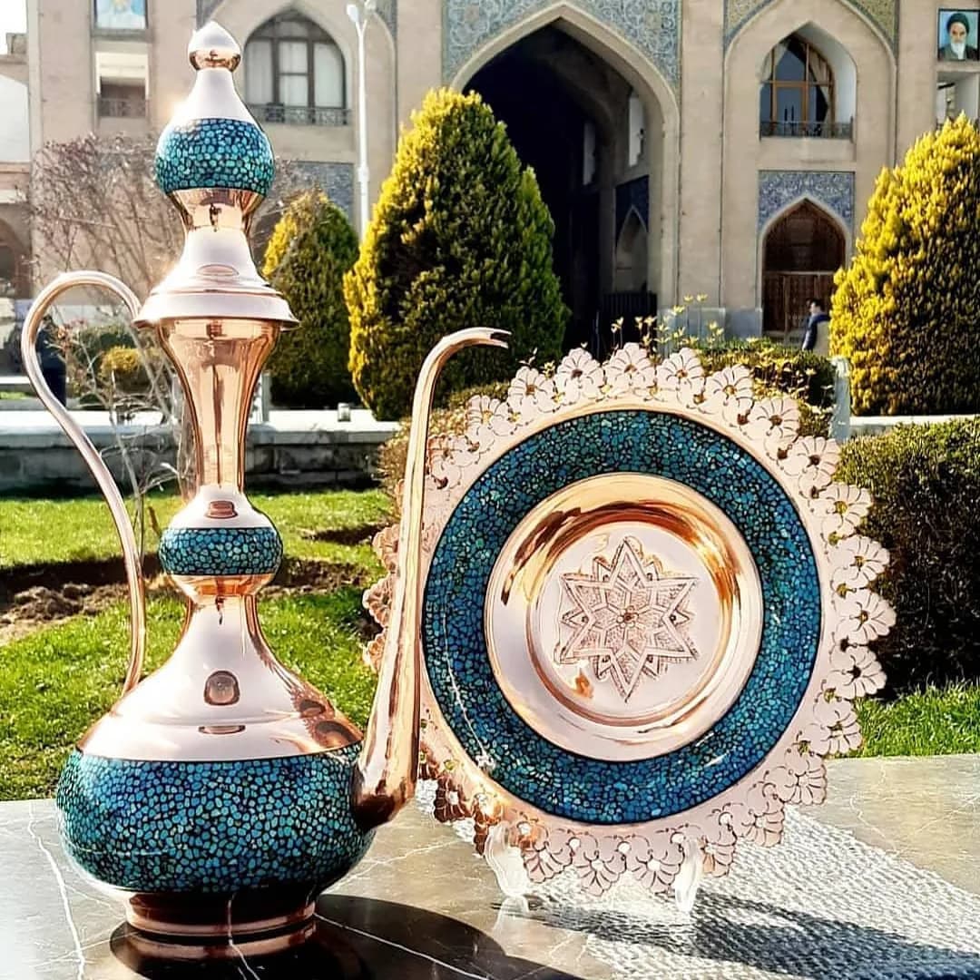 آفتابه و لگن فیروزهکوب