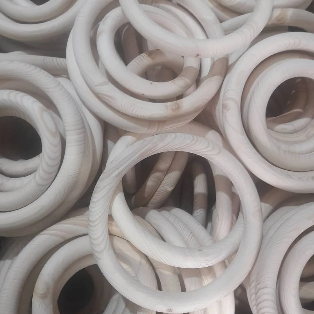 حلقه چوبی ۱۰ و ۱۲ و ۱۴ سانت
