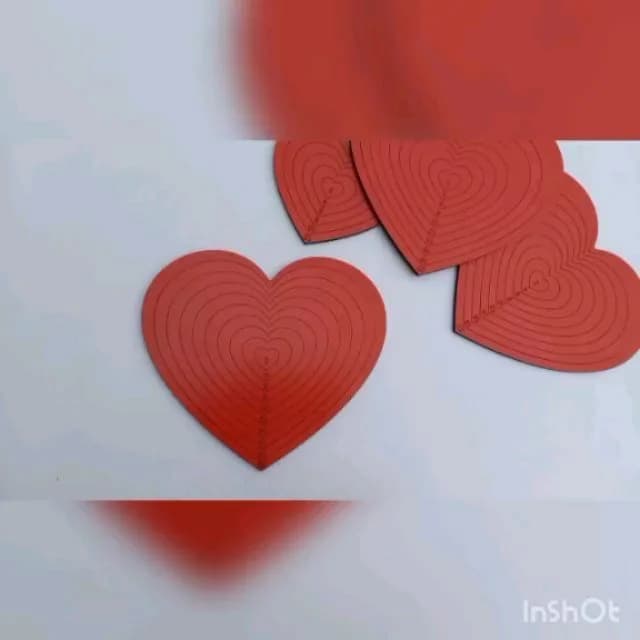 شابلون قلب چوبی ۱۲ و ۲۰ سانت