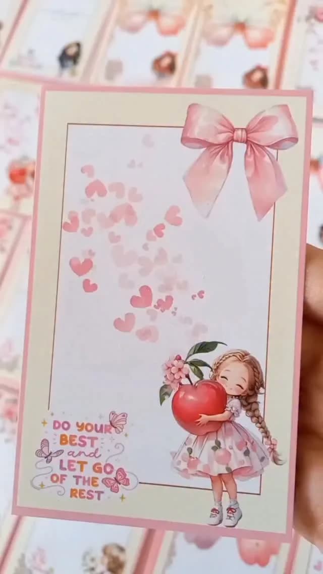 کارت گیفت و گلسر ۱۱ در ۷ سانت، رنگ صورتی و سفید، جنس کاغذ، طرح گلدار، کارت پستال فانتزی